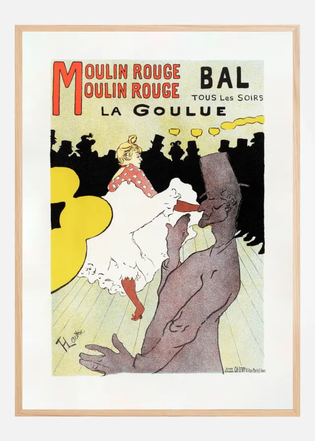 Affiche Pour Le Moulin Rouge la Goulue (1898 Plakát