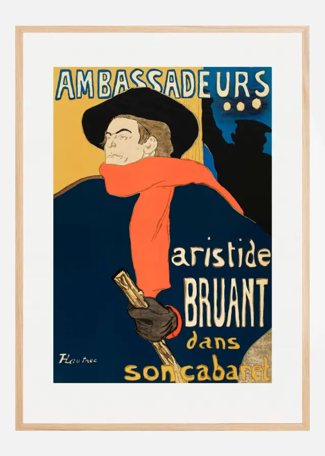 Ambassadeurs Aristide Bruant Dans Son Cabaret (1892) Plakát
