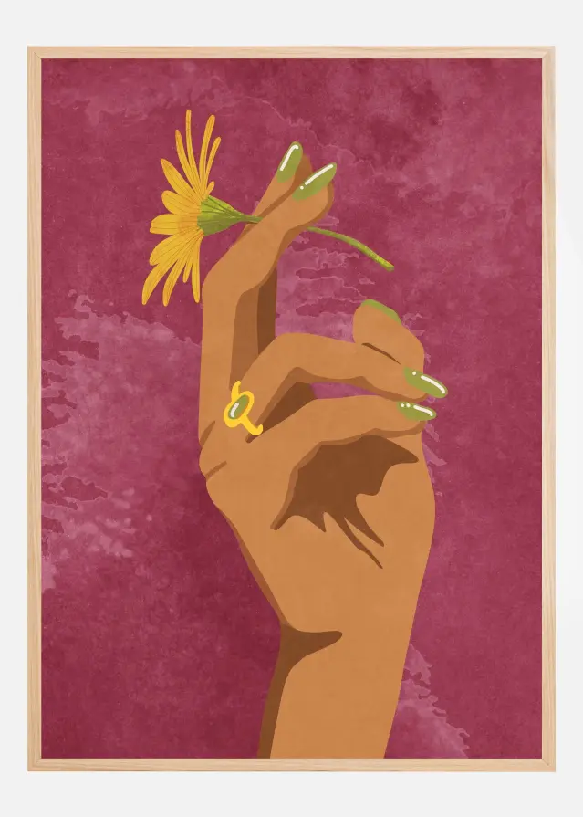 Smoking Flower Plakát