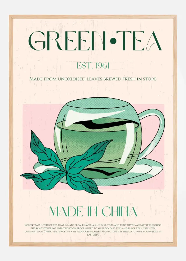 Green Tea No1 Plakát