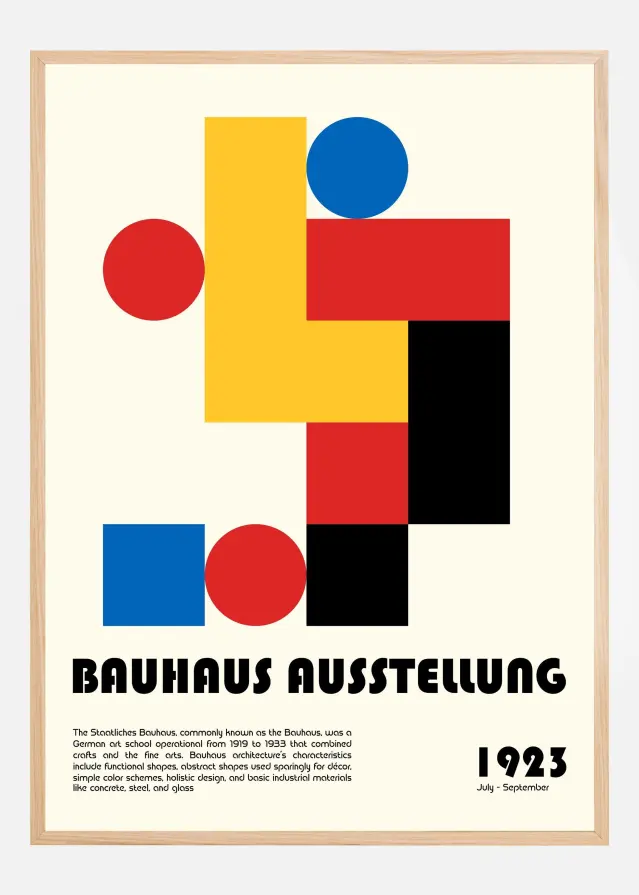Bauhaus Ausstellung Plakát