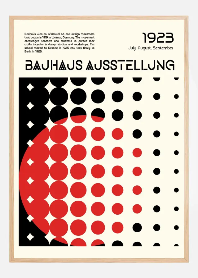Bauhaus Ausstellung Plakát