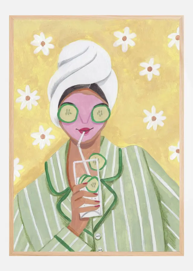 Woman Relax Time Plakát