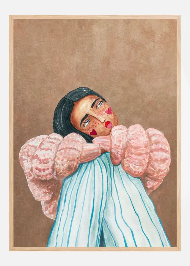 Dreaming girl Plakát