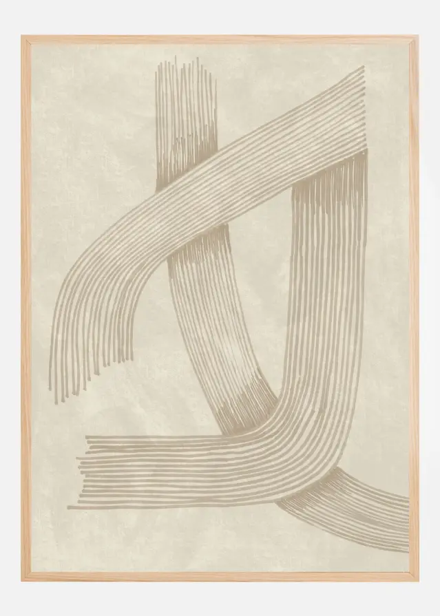 Abstract Sophisticated Line 01 Plakát