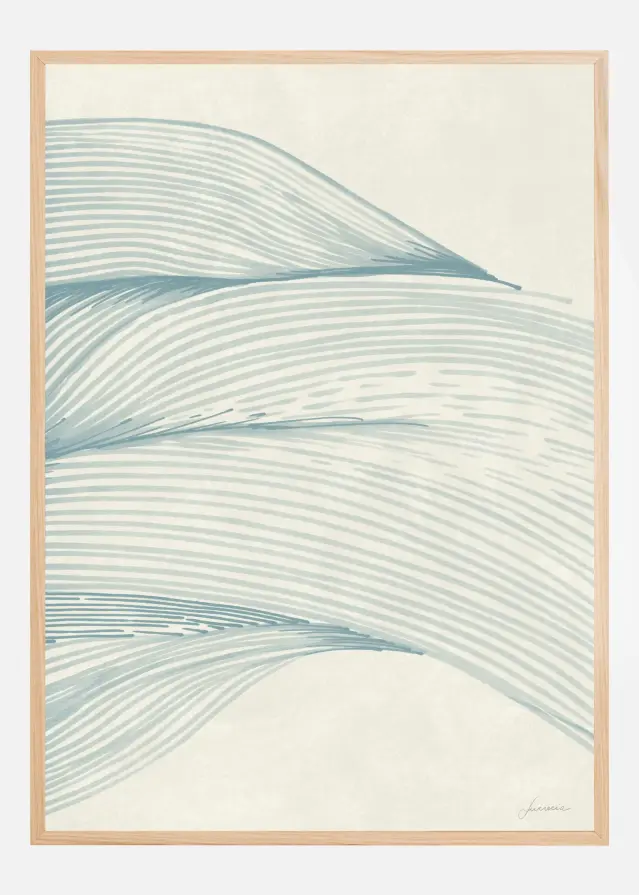 Ocean in lines 01 Plakát