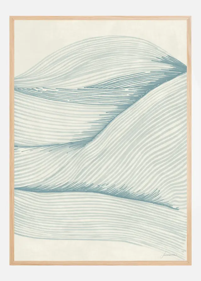 Ocean in lines 02 Plakát