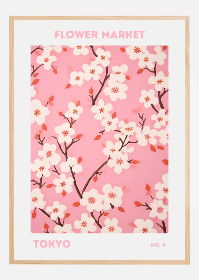 Flower Market Tokyo Plakát