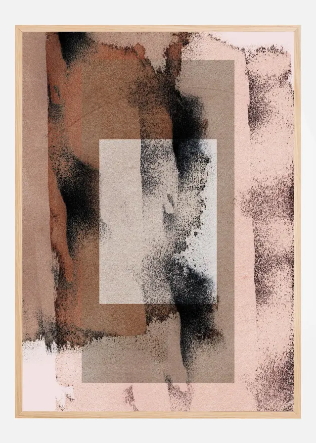 Abstract Brush Strokes 17y Plakát