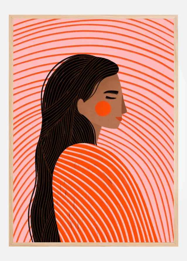 The Woman With the Lines Plakát