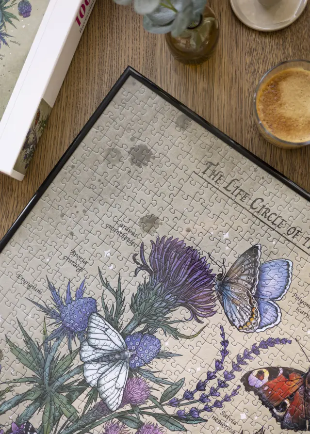 Rám na puzzle Černá 50x50 cm