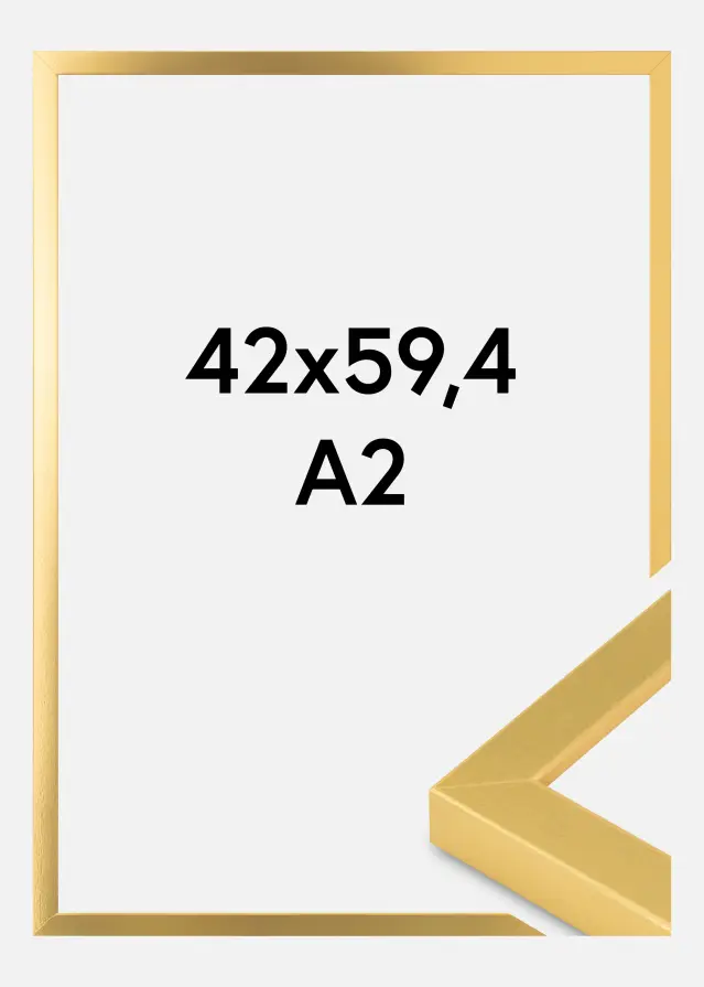Rám Zlatý Široký 42 x 59,4 cm (A2)