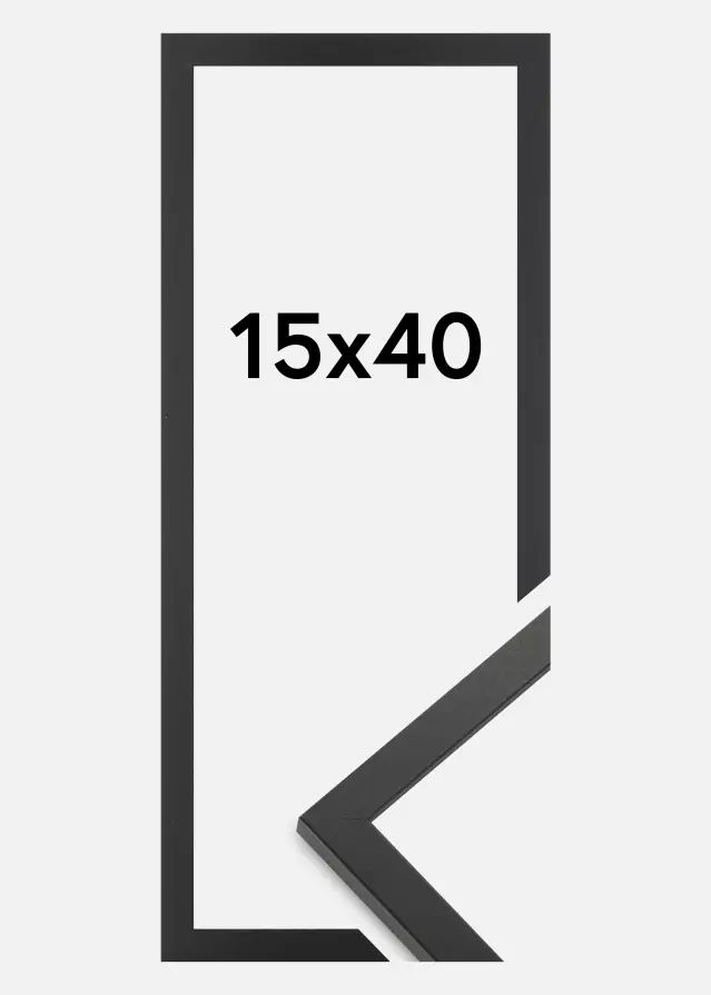 Rám Trendy Akrylové sklo Cerná 15x40 cm