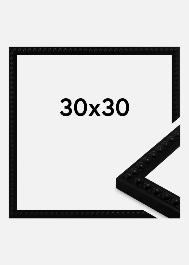 Rám Perla Akrylové sklo Black 30x30 cm