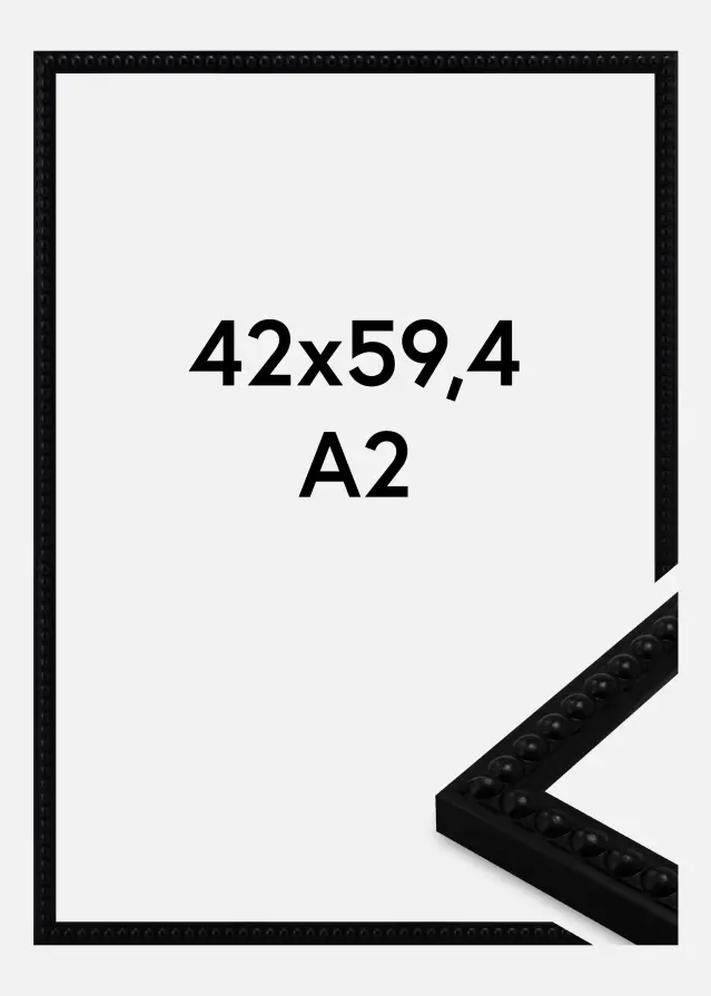 Rám Perla Akrylové sklo Černá 42x59,4 cm (A2)