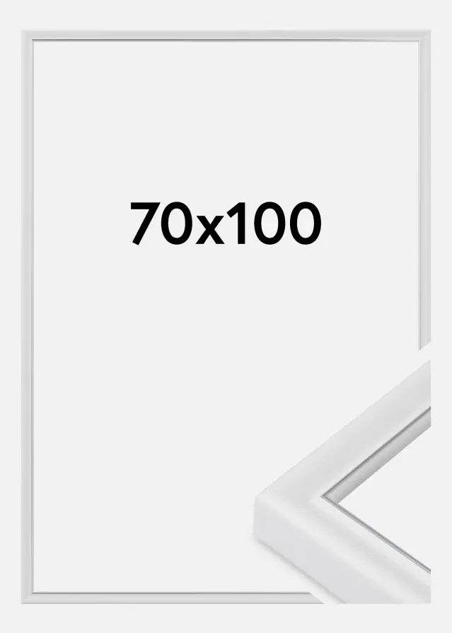Rám Canterbury Akrylové sklo Bílá 70x100 cm