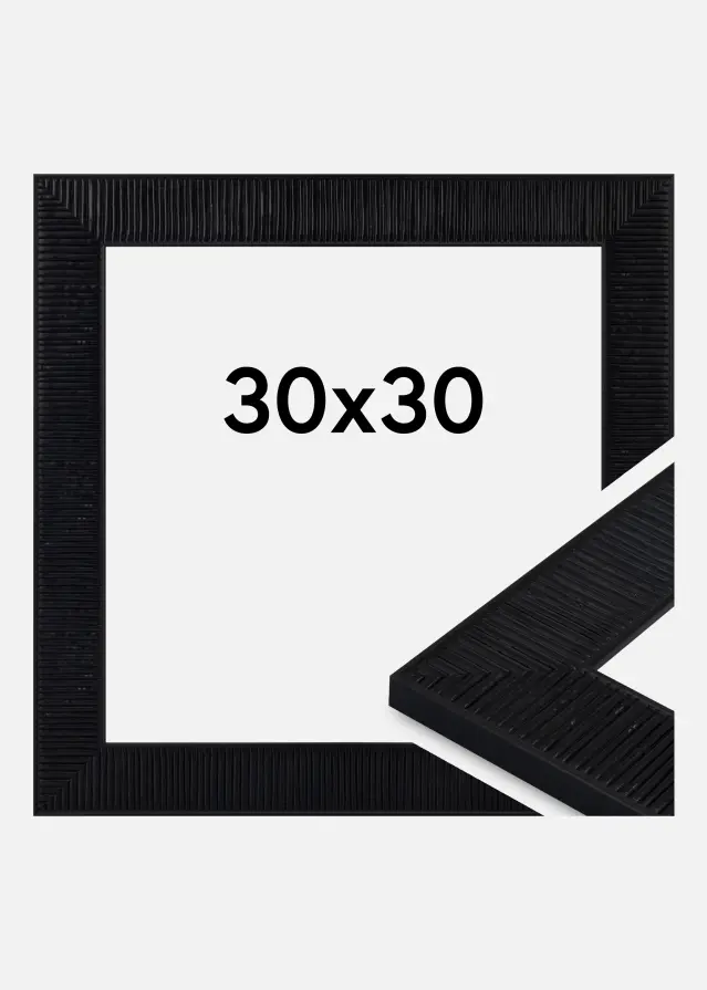 Rám Lund Akrylové sklo Černá 30x30 cm
