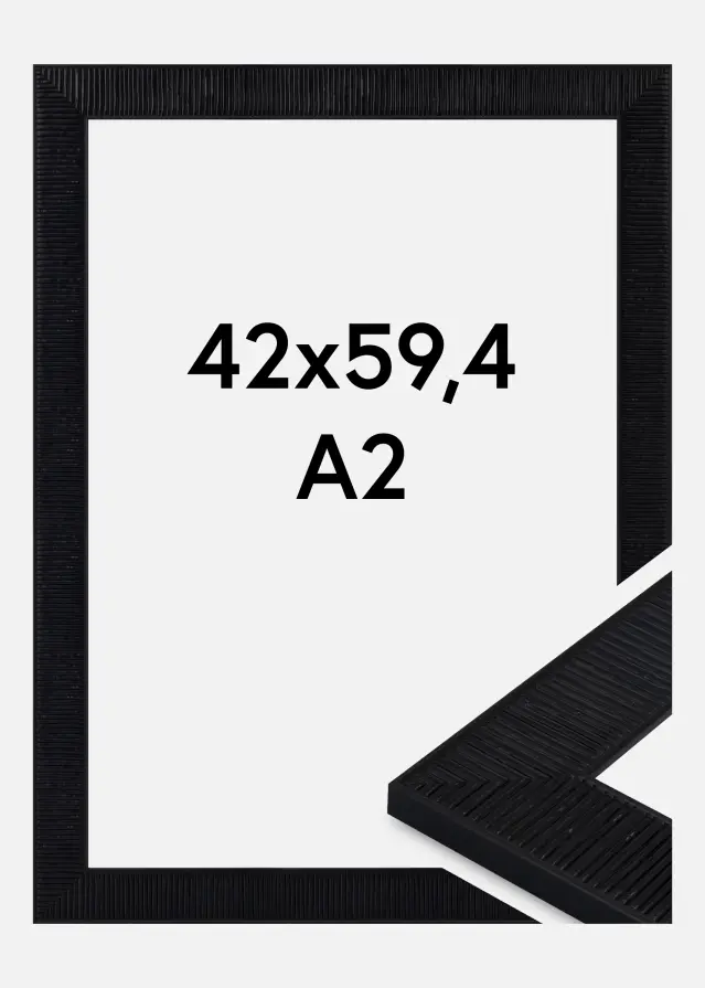 Rám Lund Akrylové sklo Černá 42x59,4 cm (A2)