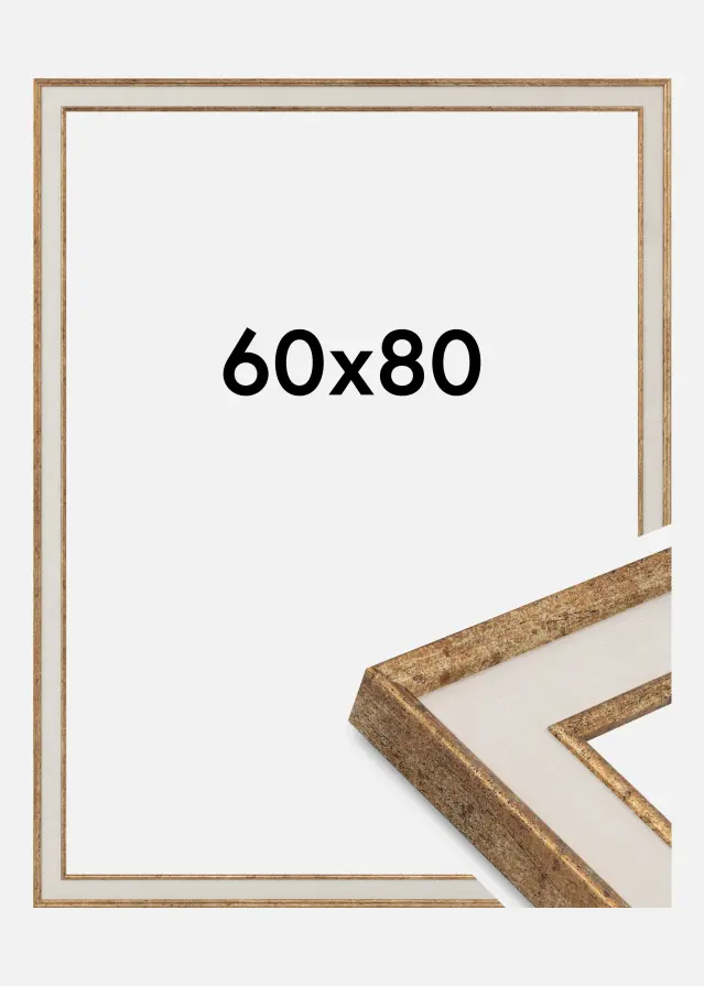 Rám Dolly Akrylové sklo Zlatá 60x80 cm