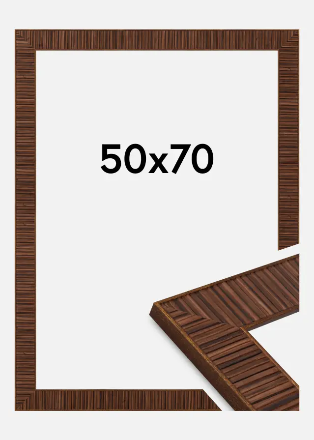 Rám Agust Akrylové sklo Rosewood 50x70 cm