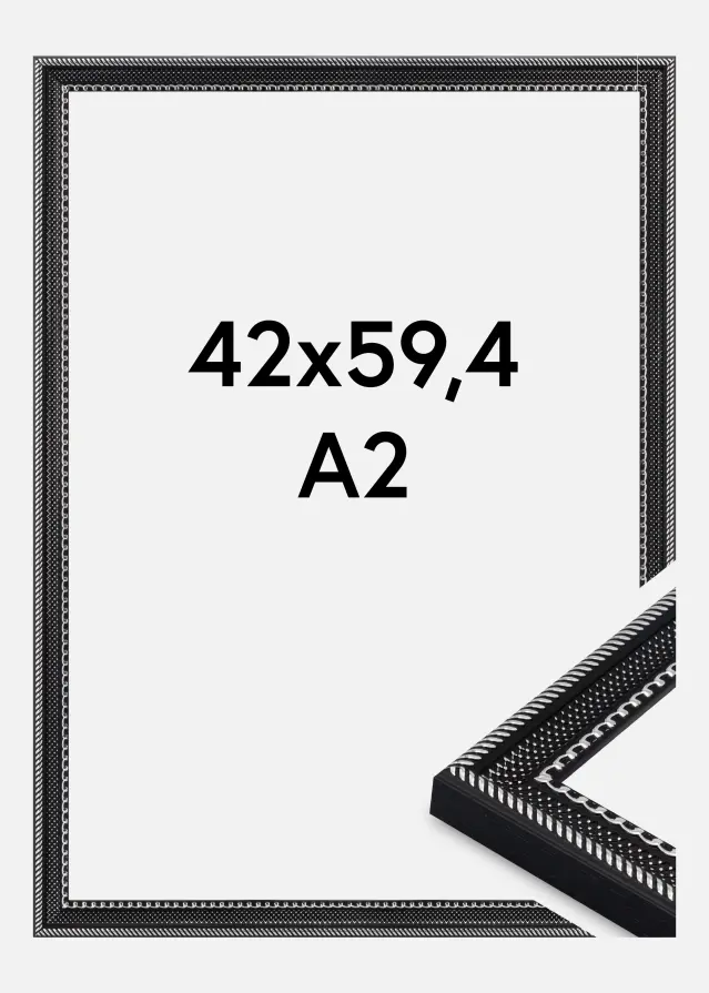 Rám Trellis Akrylové sklo Černá 42x59,4 cm (A2)