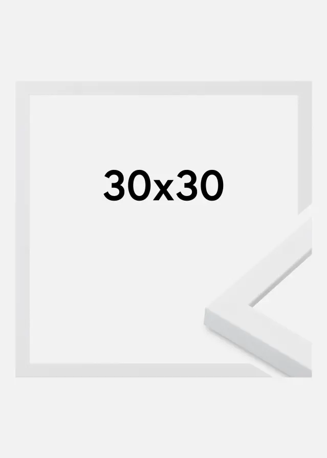 Rám Oban Akrylové sklo Bílá 30x30 cm