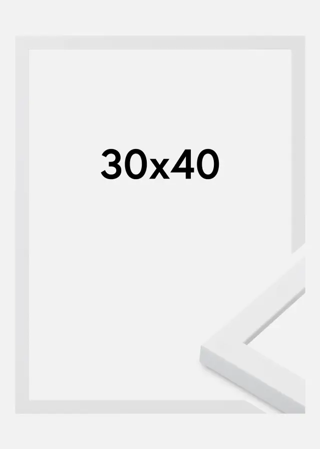 Rám Oban Akrylové sklo Bílá 30x40 cm