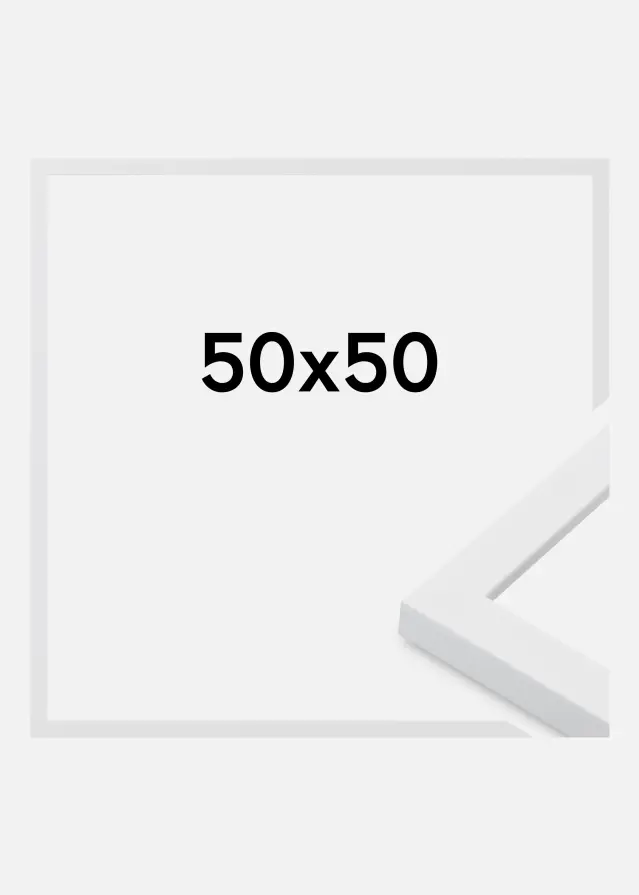 Rám Oban Akrylové sklo Bílá 50x50 cm