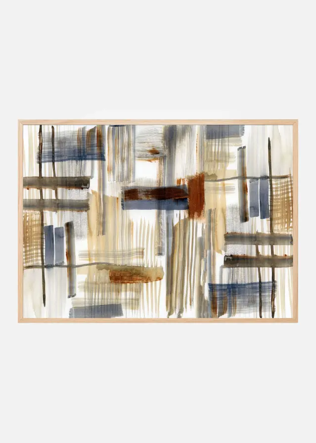 Earthtone Shapes Plakát