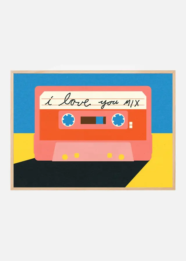 I Love You Mix Tape Plakát