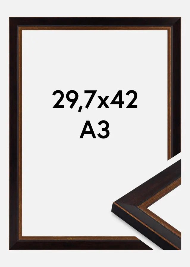 Rám Artur Akrylové sklo Černá 29,7x42 cm (A3)