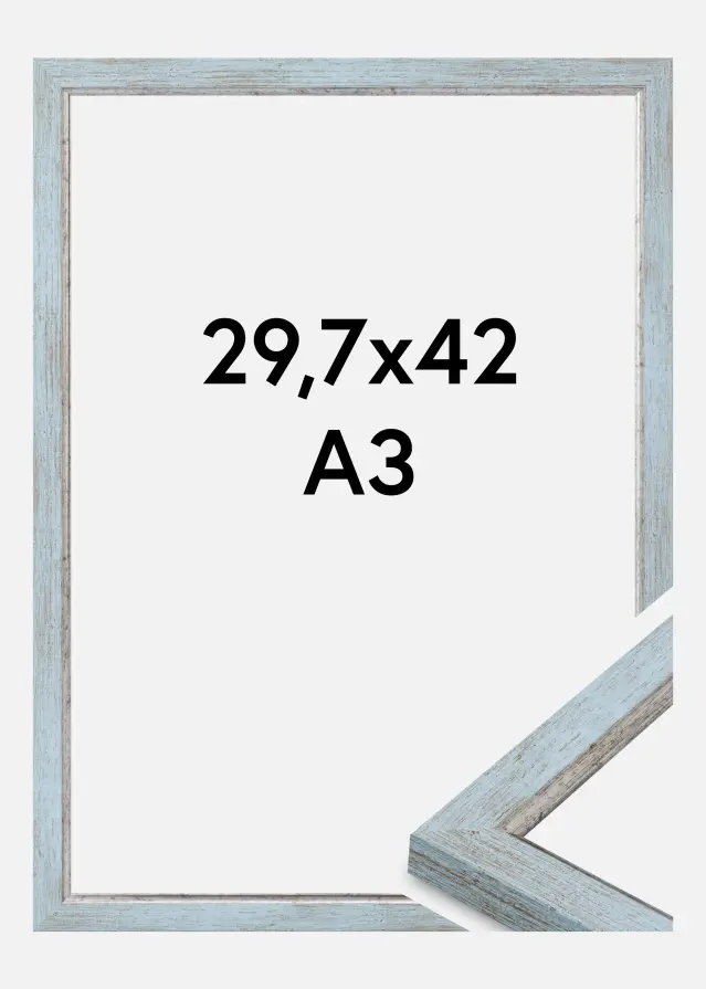 Rám Whitby Akrylové sklo Modrá 29,7x42 cm (A3)