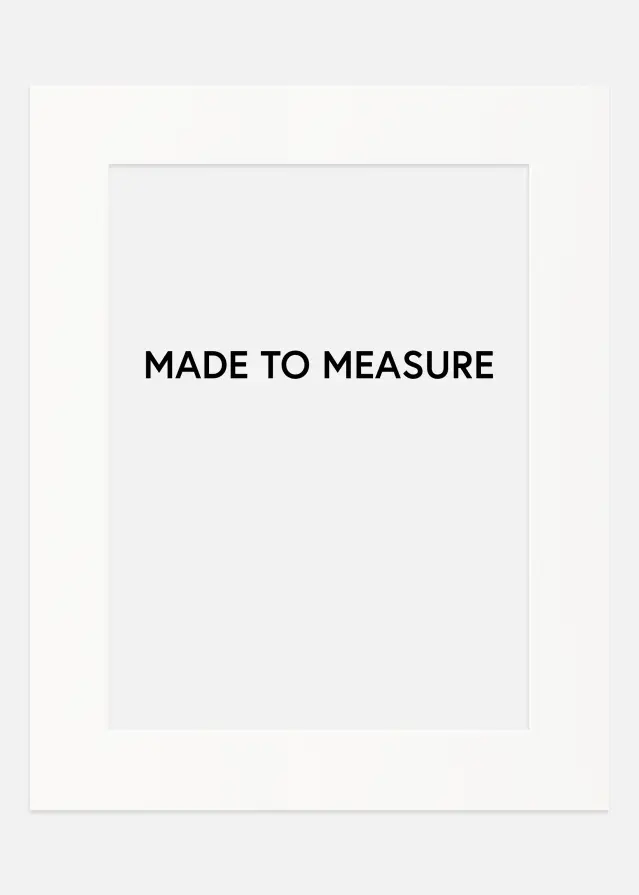 Pasparta Offwhite Bílý stred - Vyrobeno na míru