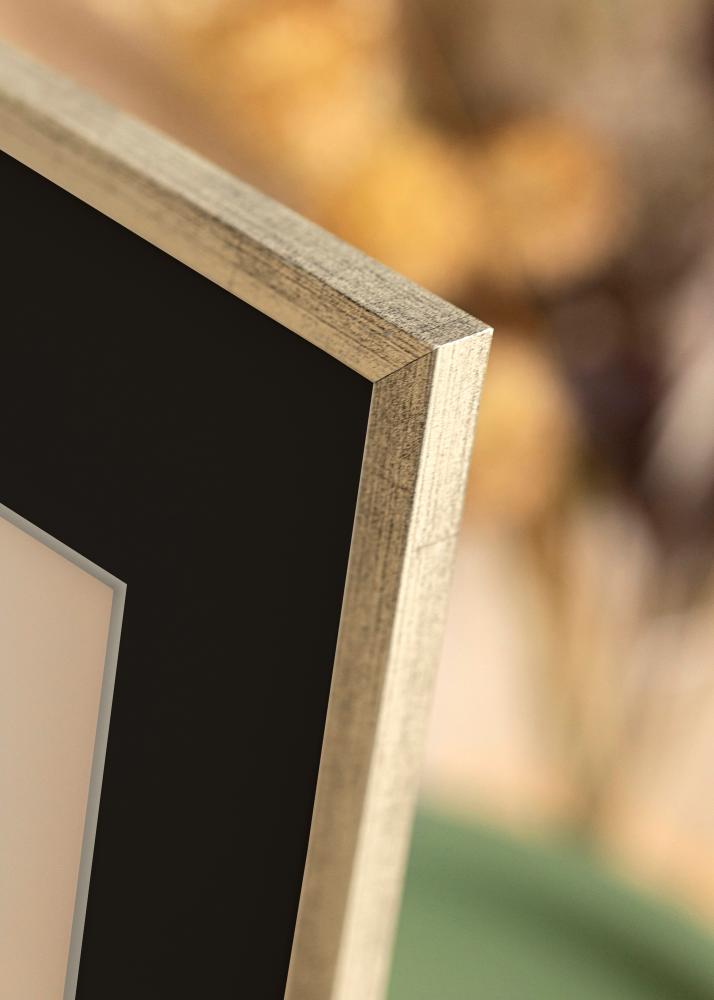 Rám Galant Stríbrná 40x50 cm - Pasparta Cerná 12x16 inches