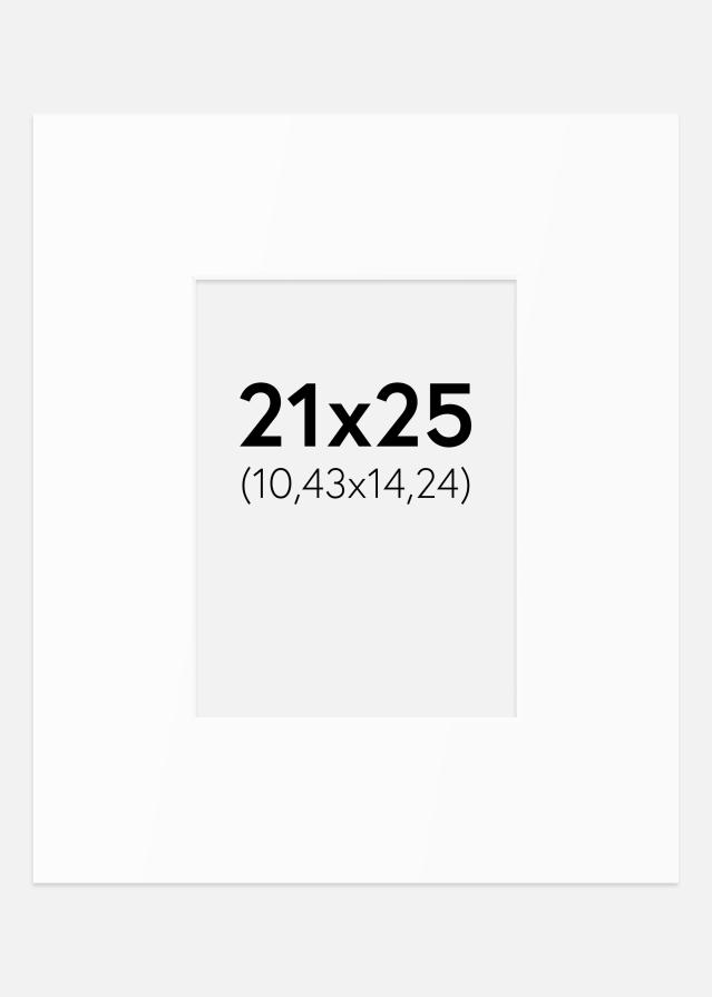 Pasparta Bílý Standard (Bílé Jádro) 21x25 cm (10,43x14,24)