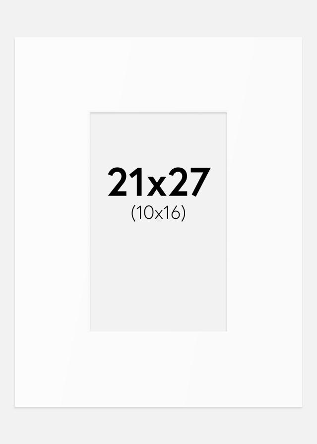 Pasparta Bílý Standard (Bílé Jádro) 21x27 cm (10x16)