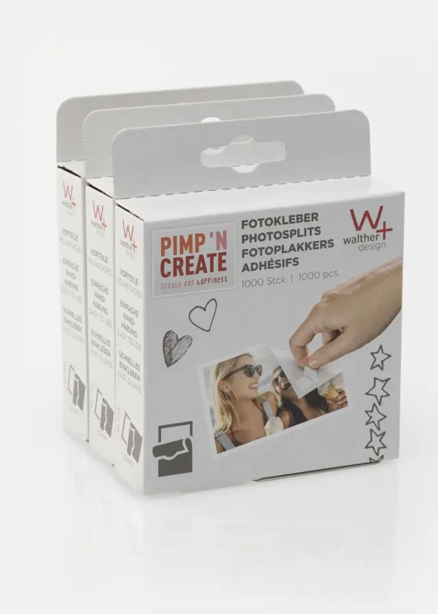 Walther Fotografická páska 10x12 mm - 3 x 1000 ks