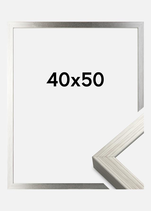 Rám Falun Stríbrná 40x50 cm