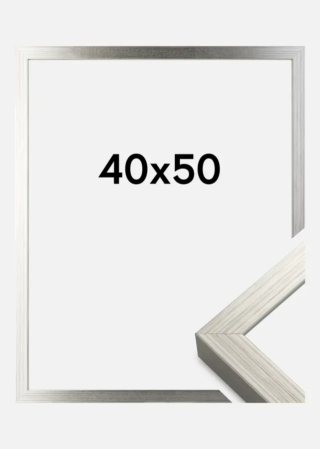 Rám Falun Akrylové sklo Stríbrná 40x50 cm