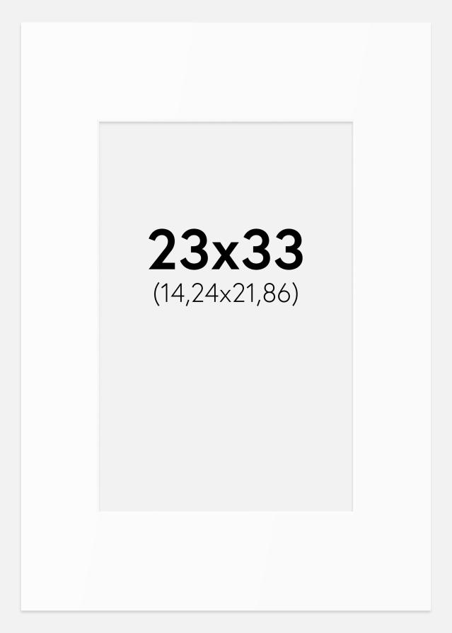 Pasparta Bílý Standard (Bílé Jádro) 23x33 cm (14,24x21,86)