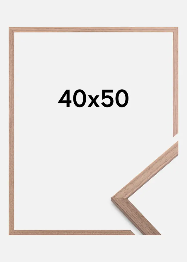 Rám Edsbyn Akrylové sklo Svetlý Orech 40x50 cm