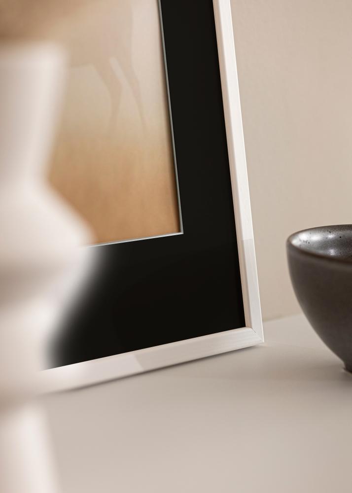 Rám Galant Bílá 30x40 cm - Pasparta Cerná 18x27 cm