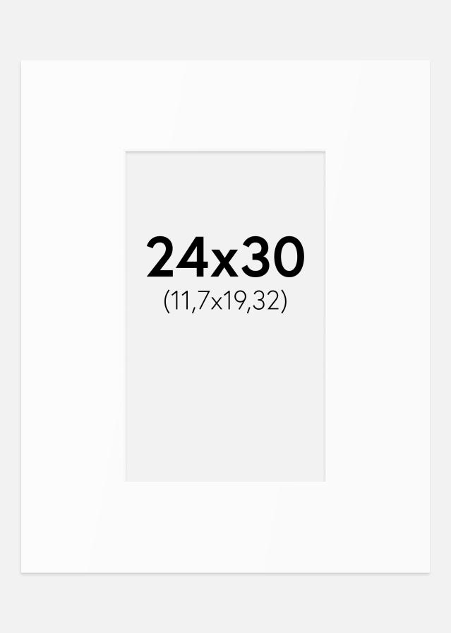 Pasparta Bílý Standard (Bílé Jádro) 24x30 cm (11,7x19,32)