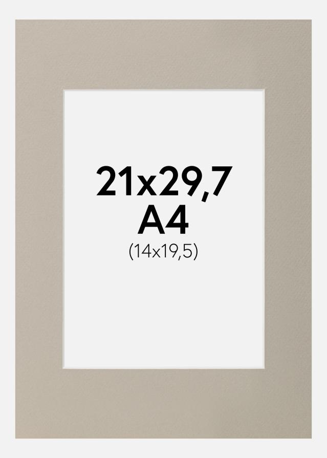 Pasparta Perletove šedá A4 21x29,7 cm (14x19,5)