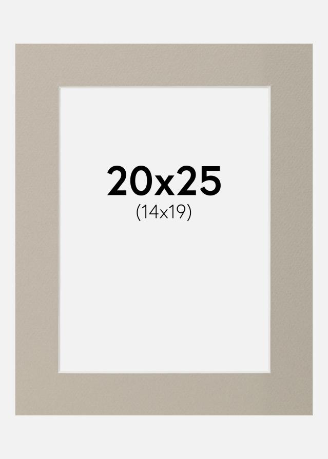 Pasparta Perletove šedá 20x25 cm (14x19)