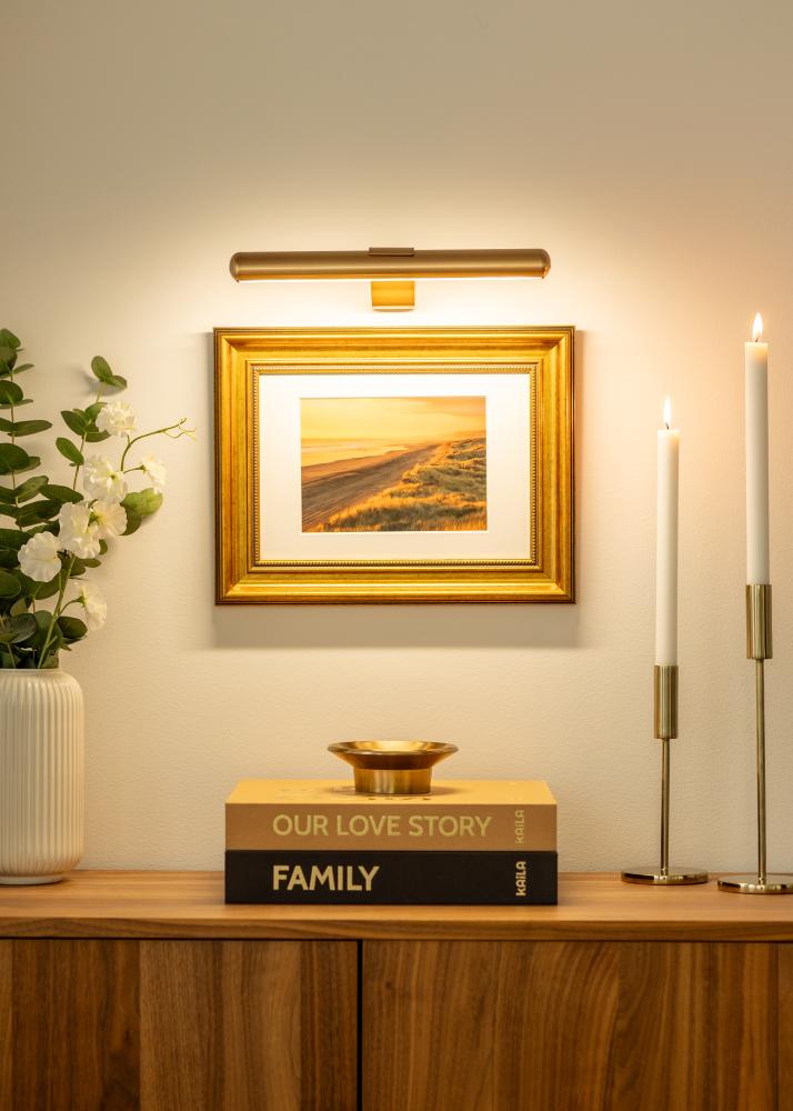 KAILA Lux Bateriové Osvětlení Obrazu 33 cm - Zlatá