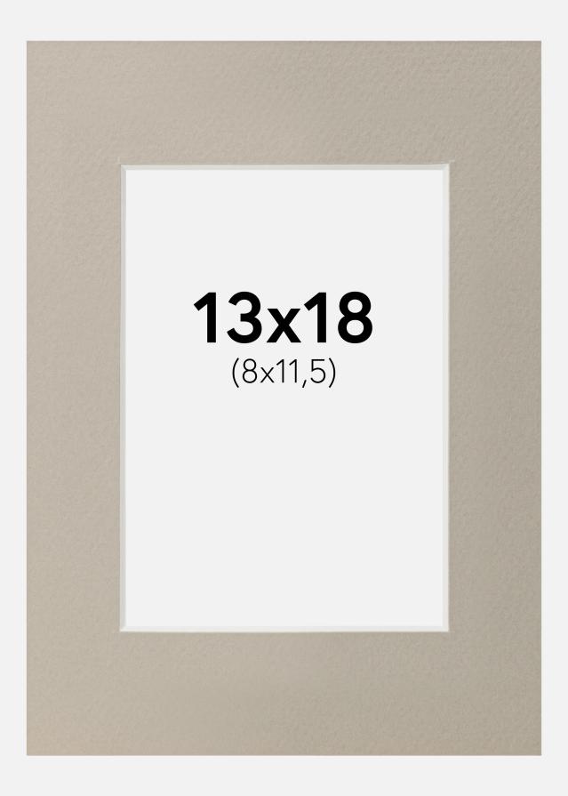 Pasparta Perletove šedá 13x18 cm (8x11,5)