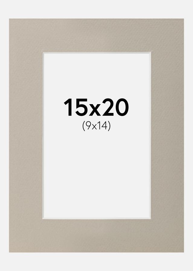 Pasparta Perletove šedá 15x20 cm (9x14)