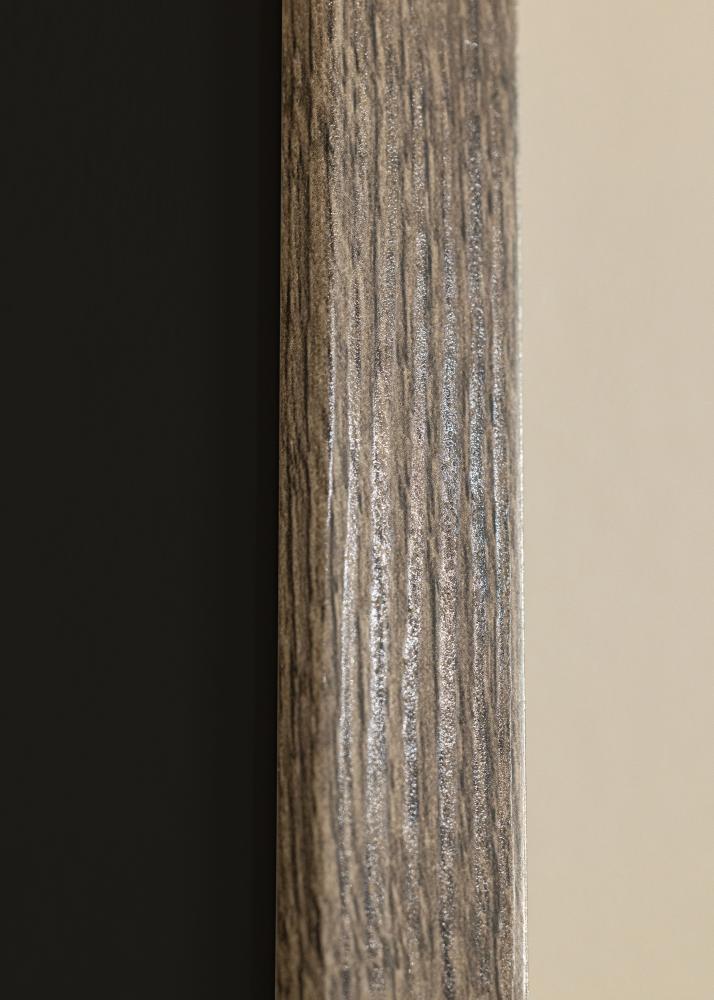 Rám Fiorito Vlašký orech 50x60 cm - Pasparta Cerná 37x46 cm