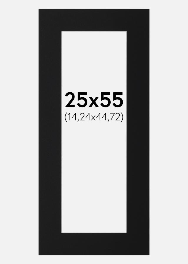 Pasparta Černý Standard (Bílé Jádro) 25x55 cm (14,24x44,72)